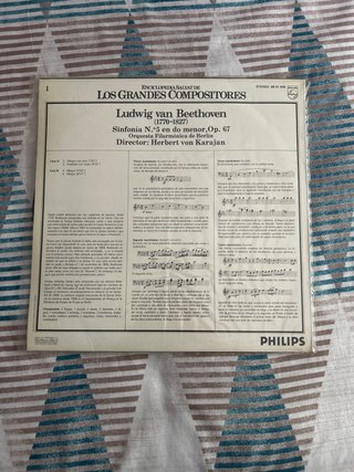 Vinilo Beethoven Sinfonía N.º 5 Karajan