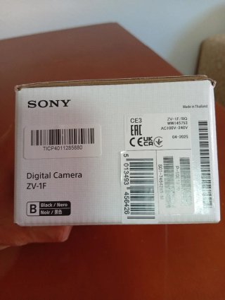 Sony ZV-1F Negra Cámara Vlogging/Streaming