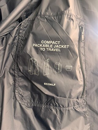 Gabardina Ecoalf Packable Verne Azul Marino