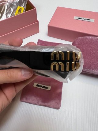 Occhiali da sole Miu Miu neri