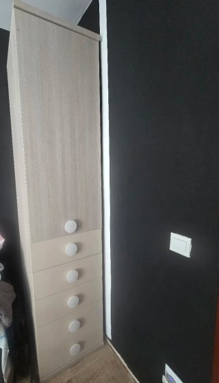 Mesa estudio con cajón y armario