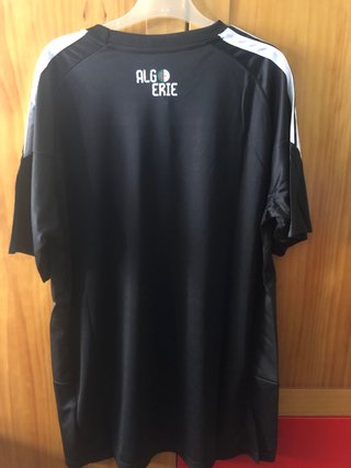 Camiseta fútbol Algérie negra