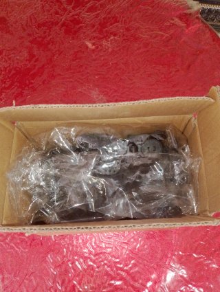 100 Clips Mallas Plástico Negro