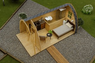 Cabaña / Bungalow de madera