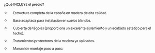 Cabaña / Bungalow de madera