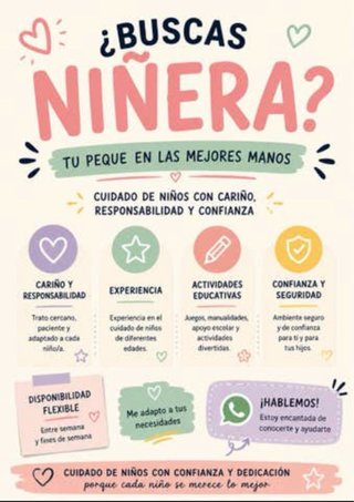 NIÑERA CON EXPERIENCIA MADRID