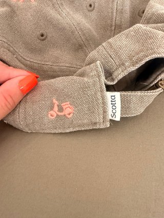 Gorra Scotta Beige y Rosa