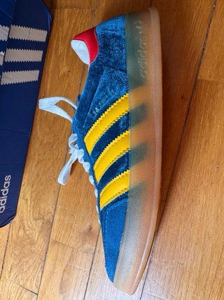 Adidas Gazelle Zapatillas Deportivas Azul/Amarillo