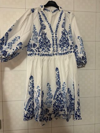 Abito Corto Stile Boho-Chic Maiolica