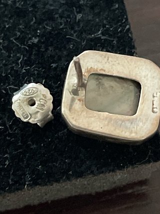 Orecchini quadrati madreperla