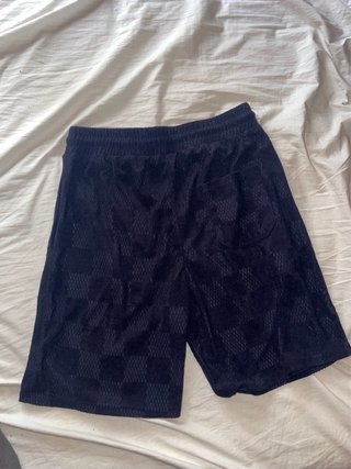 Shorts Louis Vuitton Damier Azul Marino Talla L -