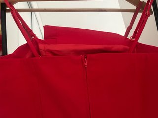 Vestido rojo de fiesta