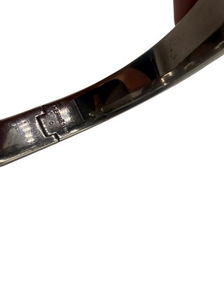 Pulsera Hermès Clic H Azul y Dorada