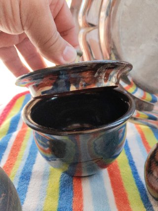 Lote Artesanía Cerámica y Cestería