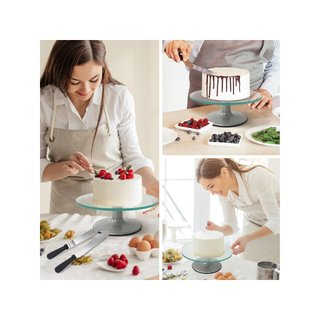Plato giratorio vidrio para tartas 12"