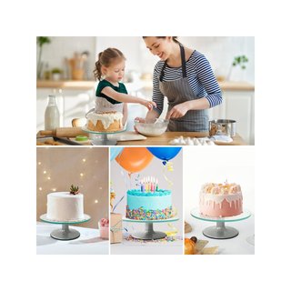 Plato giratorio vidrio para tartas 12"