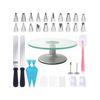 Plato giratorio vidrio para tartas 12"