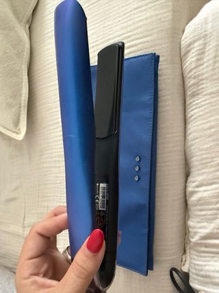 Plancha GHD Platinum + Azul y Plata