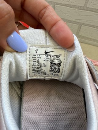 Nike Huarache Talla 40.5 Gris/Rosa