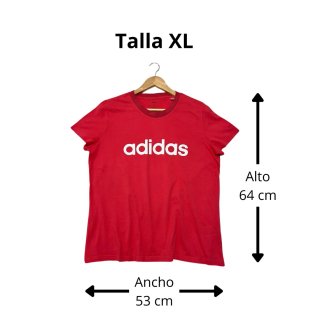 Camiseta de mujer Adidas roja