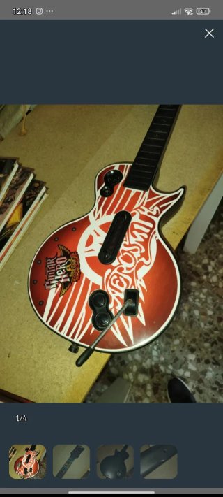 Guitarra Guitar Hero Modificada