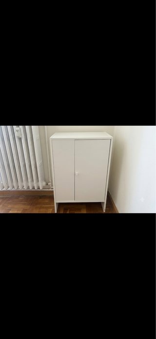 Mueble de almacenamiento blanco