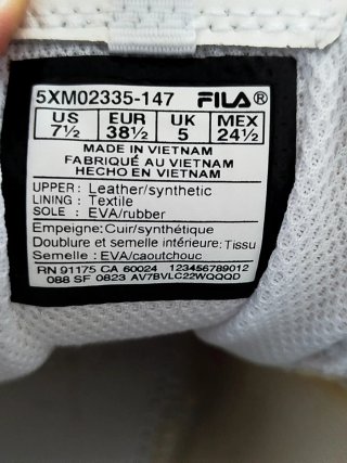 Zapatillas Fila Blancas