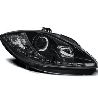 Pareja de Faros delanteros para Seat Leon 09-12 co