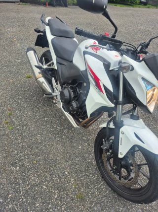 Honda CBF500 Blanca Moto Naked
