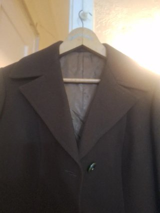 Abrigo negro talla L nuevo sin etiqueta