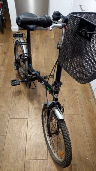 Bicicleta Plegable Negra