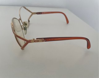 Gafas Christian Dior Vintage Mujer Oro/Rojo