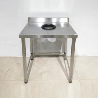 Taula d'inox 77x60cm | Mesa de inox 77x60cm