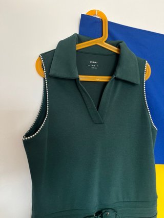Vestido verde Oysho Talla M