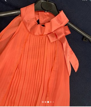 Vestito estivo arancione taglia unica