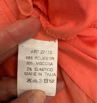 Vestito estivo arancione taglia unica