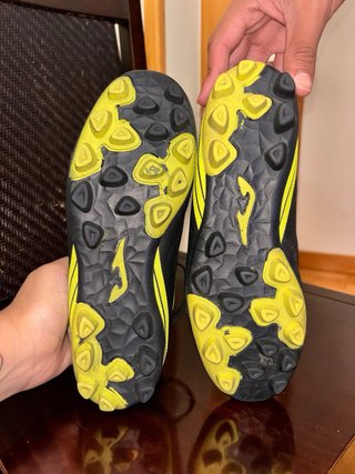 Zapatillas Fútbol Joma Toledo Negras y Amarillas