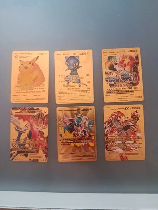 Cartas Pokémon Doradas!