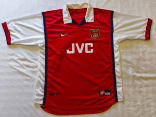 Camisola Arsenal FC 1998/2000 JVC Rara