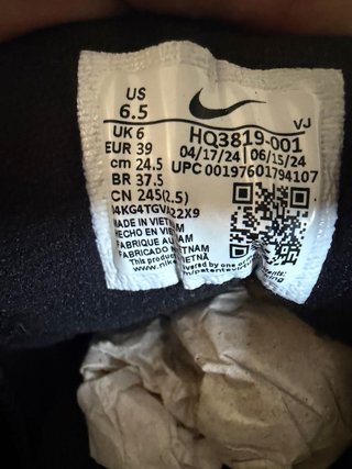 Nike React Vision Black Grey 39