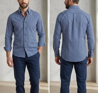 Camicia Barton Uomo Fantasia Quadretti Tg. 39