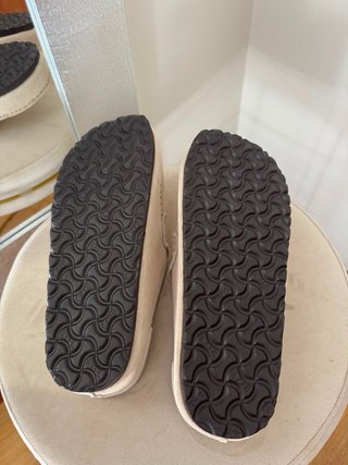 Birkenstock Naples Suede Bege