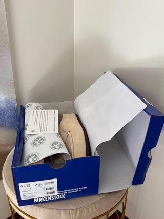 Birkenstock Naples Suede Bege