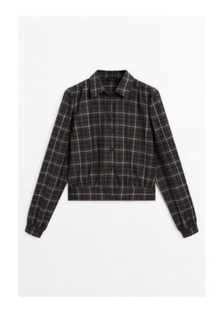 Camisa cuadros Massimo Dutti