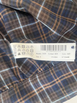Camisa cuadros Massimo Dutti