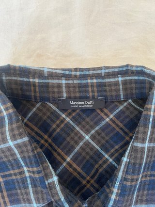 Camisa cuadros Massimo Dutti