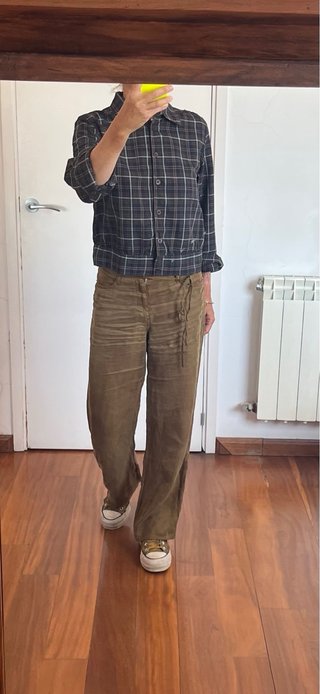 Camisa cuadros Massimo Dutti