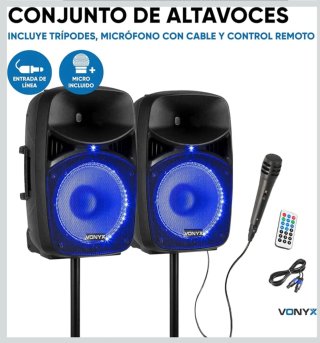 Alquiler de altavoces VONYX 800W