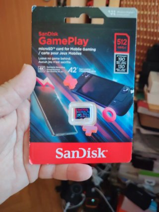 Nintendo Swift micro SD 512 gigas