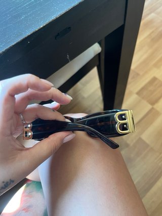 Gafas de sol Balenciaga Tortoise y Oro